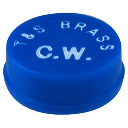 T&S BRASS Button, Index , Blue, Wristblade 1686-45